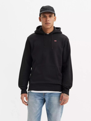 Bluza męska z kapturem kangurka Levi's The Original Hm Hoodie 34581-0001 2XL Czarna (5400898433945). Bluzy z kapturem męskie