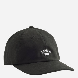 Czapka z daszkiem damska Levi`s Lazy Girl Logo Cap 000AG-0014 One Size Czarna (5401030676336/7626725916513). Czapki z daszkiem