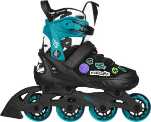 Łyżworolki Nils Extreme Vibe NA2053A M 37-40 Turkusowe (5908261686627). Rolki i łyżworolki