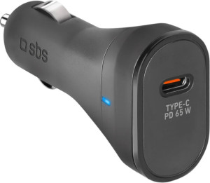 Ładowarka samochodowa SBS 65W USB-C Power Delivery Black (TECRPD65W). Ładowarki do telefonów
