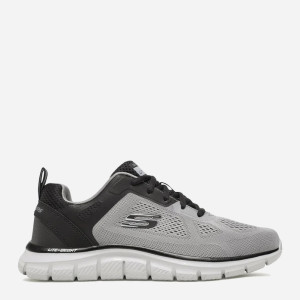 Buty sportowe męskie Skechers Track Broader 232698-GYBK 41.5 Szare (196989446028). Buty sportowe męskie