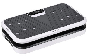 Platforma wibracyjna HMS z podpórkami do pompek i gumami oporowymi SVP09 (5908261688393). Stepy do ćwiczeń i aerobiku