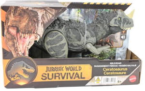 Interaktywny dinozaur Mattel Jurassic World Survival Ceratosaurus JKL77 (194735352135). Zabawki interaktywne dla dzieci