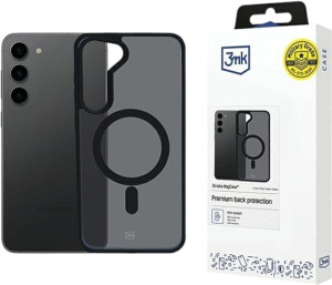 Etui plecki 3MK Smoke Mag do Samsung Galaxy S23 Black (5903108563451). Etui i pokrowce na telefony