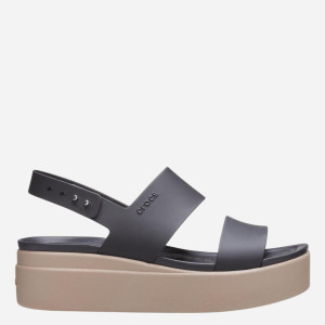 Sandały damskie na platformie Crocs Brooklyn Low Wedge W 206453-07H 38-39 Czarne. Sandały codzienne i sportowe damskie