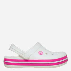 Chodaki dziecięce dla dziewczynki Crocs Crocband Kids Clog 207006-6WU 30-31 Białe. Chodaki dziewczęce
