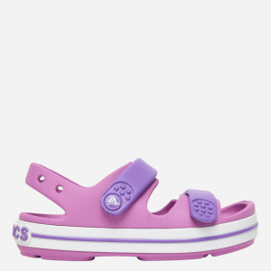 Sandały dziecięce dla dziewczynki Crocs Crocband Cruiser Sandal T Kids 209424-6WQ 23-24 Ciemnoróżowe. Sandały dziewczęce