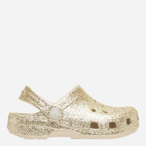 Chodaki młodzieżowe dziewczęce Crocs Classic Chunky Glitter Clog K 211939-0LH 34-35 Złote. Chodaki dziewczęce
