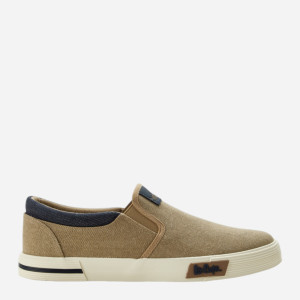 Buty wsuwane męskie Lee Cooper LCW-26-02-4089 44 (29.3 cm) Beżowe (5901479607156). Buty wsuwane slip-on męskie