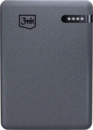 Powerbank 3MK Pocket Powerbank 5000 mAh 12W Gray (5903108605410). Powerbanki