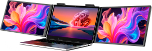 Portatywny monitor Zeuslap ZB14 Black (6974065452323). Monitory
