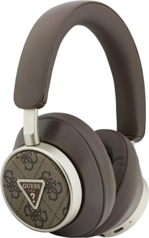 Słuchawki Guess 4G Triangle Logo Brown (GUBHC15P4MRCTW). Słuchawki