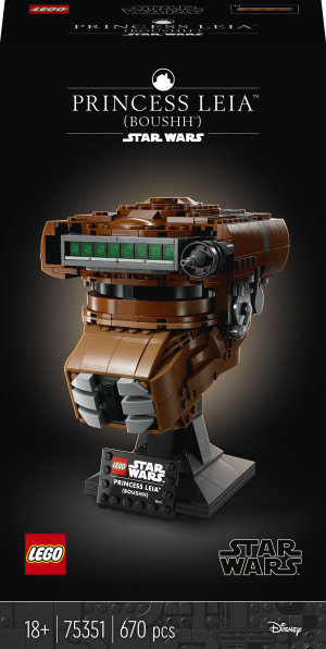 Zestaw klocków LEGO Star Wars Hełm księżniczki Lei 670 elementów (75351). Klocki