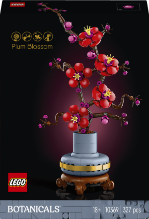 Zestaw klocków LEGO Icons Kwiat śliwy 327 elementów (10369). Klocki