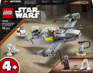 Zestaw klocków LEGO Star Wars Myśliwiec N-1 Mando i Grogu 92 elementy (75410). Klocki