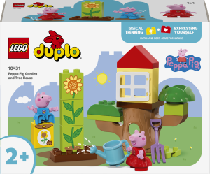 Zestaw klocków LEGO DUPLO Ogród i domek na drzewie Peppy 20 elementów (10431). Klocki