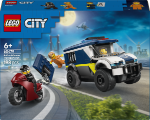 Zestaw klocków LEGO CITY Furgonetka policyjnego konwoju więziennego 198 elementów (60479). Klocki
