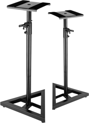 Zestaw statywów pod monitory studyjne SSQ SM1 KIT z regulacja wysokości 90 - 140 cm (5904161820123). Akcesoria do nagłośnienia