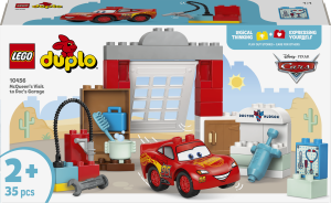 Zestaw klocków LEGO Duplo Wizyta McQueena w warsztacie Wójta 35 elementów (10456). Klocki