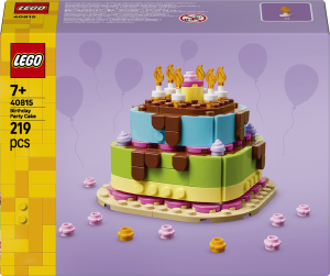 Zestaw klocków LEGO Tort na przyjęcie urodzinowe 219 elementów (40815). Klocki