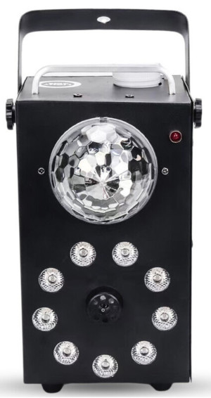 Wytwornica dymu z LED i kulą disco Light4Me Party Fog 700 W (5908249831742). Sprzęt oświetleniowy i efekty świetlne