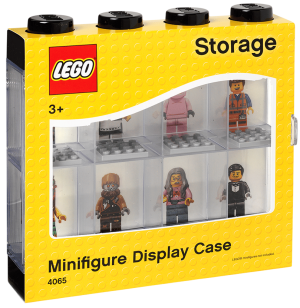 Gablotka LEGO na 8 minifigurek Czarna (40650003) (5711938023591). Klocki
