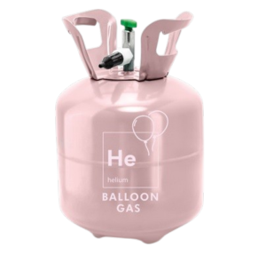 Butla z helem PartyDeco na 20 balonów 75818 Jasnoróżowa (5904555075818). Balony