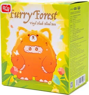 Kolekcjonerska pluszowa zabawka 10/10 Toys z kółkiem Giggle Monster Leśne futrzaki V2 (6978646711472). Maskotki