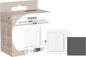 Inteligentny przełącznik Aqara Light Switch H2 EU 4 przyciski 2 kanały offline WS-K08D (6975833355433). Inteligentne włączniki