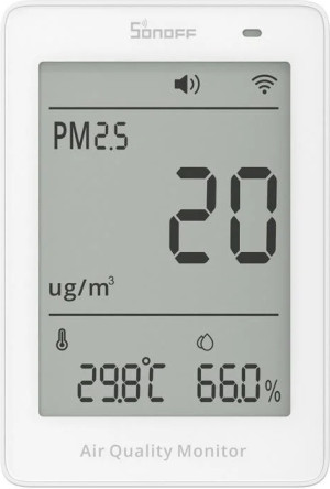 Miernik jakosci powietrza Sonoff AirGuard PM2.5 SAWF-07P (6920075743265). Czujniki alarmowe