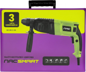 Młotowiertarka Nac SMART NS-RH-3-SK 800W 3J (5905842533400). Młotowiertarki