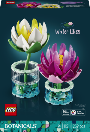 Zestaw klocków LEGO Botanicals Lilie wodne 259 elementów (11511). Klocki