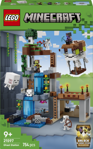 Zestaw klocków LEGO Minecraft Stacja Ghasta 754 elementy (21597). Klocki