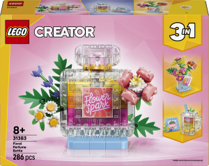 Zestaw klocków LEGO Creator Flakon perfum z kwiatową ozdobą 286 elementów (31383). Klocki