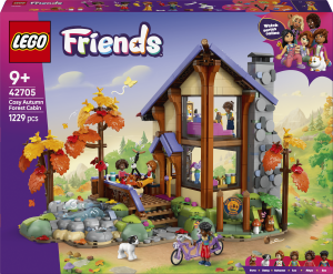 Zestaw klocków LEGO Friends Jesienna leśna chatka 1229 elementów (42705). Klocki