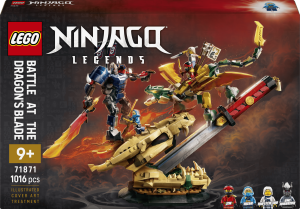 Zestaw klocków LEGO Ninjago Bitwa o Smocze Ostrze 1016 elementów (71871). Klocki