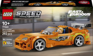 Zestaw klocków LEGO Speed Champions Szybcy i wściekli Toyota Supra MK4 292 elementy (77260). Klocki
