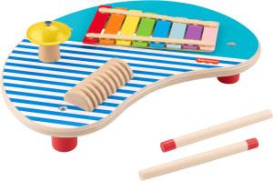 Zabawka Fisher-Price Drewniany muzyczny stoliczek (194735238279). Zabawki dla niemowląt