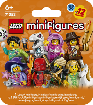 Zestaw klocków LEGO Minifigures Seria 29 8 elementów 24 szt (71052). Klocki