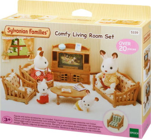 Zestaw zabawek Sylvanian Families Comfy Living Room Set (5054131053393). Zestawy zabawek dla dzieci