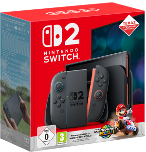 Konsola Nintendo Switch 2 + Mario Kart World (0045496321529). Konsole do gier