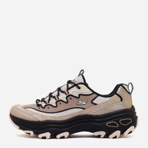 Buty trekkingowe damskie Skechers D'Lite Max 180399 TPBK 41 Beżowe (199252697240). Buty sportowe damskie