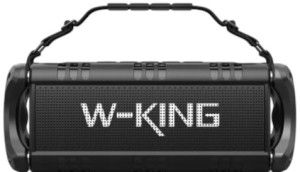 Głośnik bezprzewodowy Bluetooth W-KING D8 czarny (D8-ALL/BLK). Głośniki przenośne