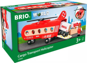 Zestaw do zabawy Brio Railway Transport Helicopter (7312350338867). Kolejki dla dzieci