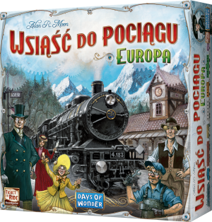 Gra planszowa Rebel Wsiąść do Pociągu. Europa (0824968617021). Gry planszowe