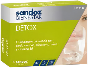 Suplement diety Sandoz Detox 30 kapsułek (8470001685988). Naturalne suplementy diety i ekstrakty