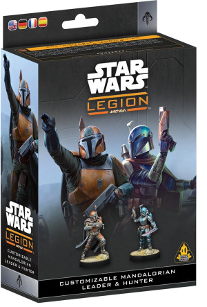 Dodatek do gry planszowej Star Wars Legion 2.0: Customizable Mandalorian Leader & Hunter (wersja angielska) (841333136406). Gry planszowe