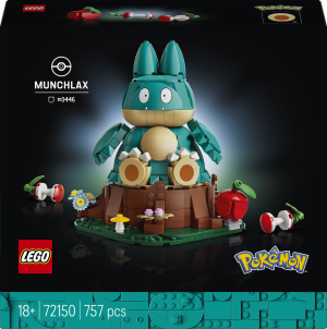 Zestaw klocków LEGO Pokemon Munchlax 757 elementów (72150). Klocki