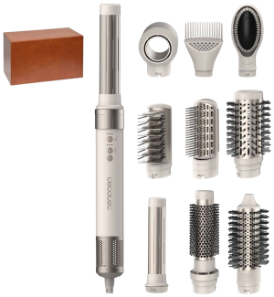 Suszarko-lokówka Cecotec Bamba CermicCare AirGlam 10 w 1 Champagne. Wielofunkcyjne urządzenia do stylizacji włosów