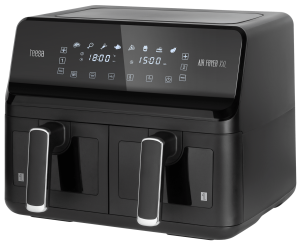 Frytkownica beztłuszczowa Teesa AIR FRYER DUAL POT XXL. Frytkownice beztłuszczowe i kombiwary